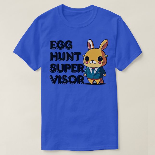 Camiseta Supervisor de Caça de Ovo de Páscoa 11 (Frente do Design)