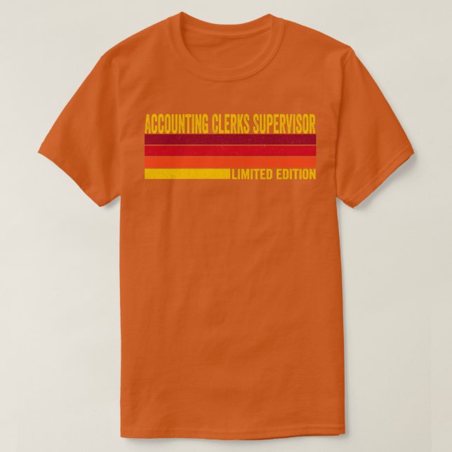 Camiseta Supervisor de Contabilistas (Frente do Design)