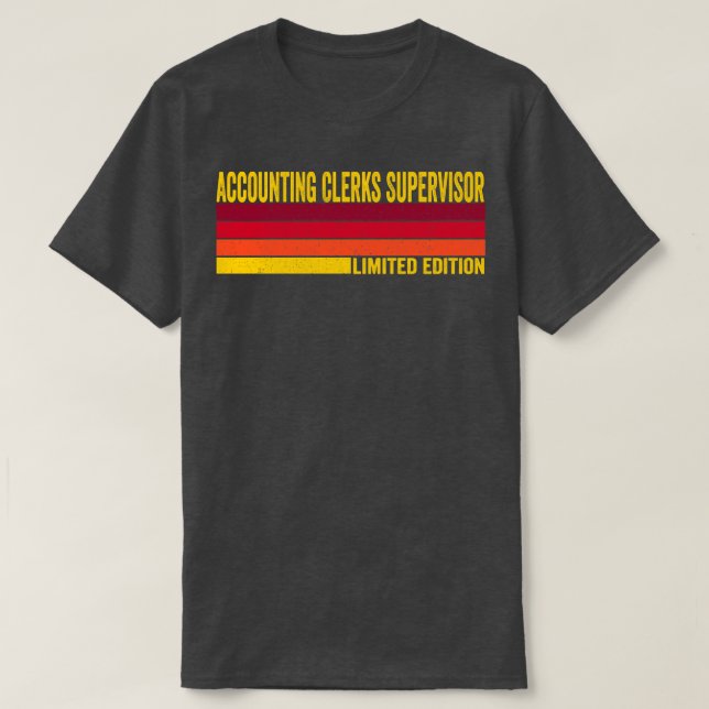 Camiseta Supervisor de Contabilistas (Frente do Design)