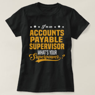 Camiseta Supervisor de Contas a Pagar