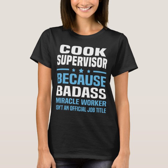 Camiseta Supervisor de Cook (Frente)