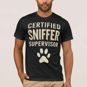 Camiseta Supervisor de Farejador Certificado