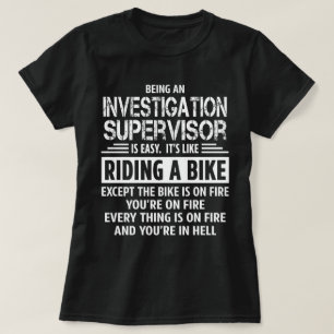 Camiseta Supervisor de Investigação