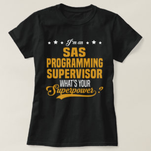 Camiseta Supervisor de programação SAS