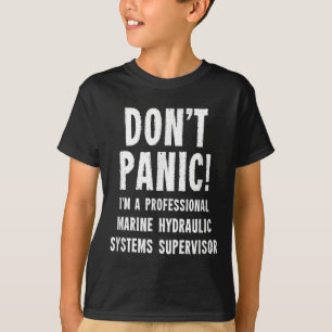 Camiseta Supervisor de Sistemas Hidráulicos Marítimos