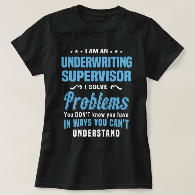 Camiseta Supervisor de Subescrita (Frente do Design)