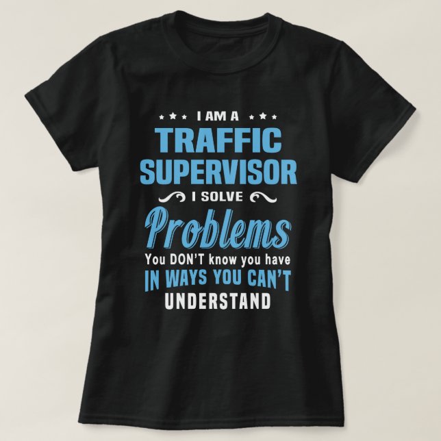 Camiseta Supervisor de Tráfego (Frente do Design)