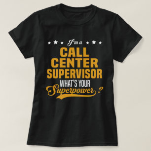 Camiseta Supervisor do Centro de Chamadas