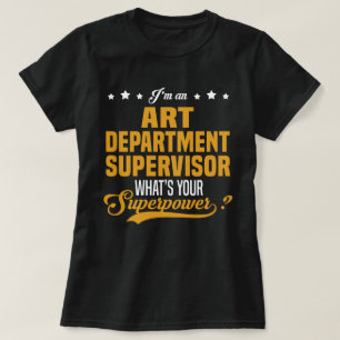 Camiseta Supervisor do Departamento de Arte