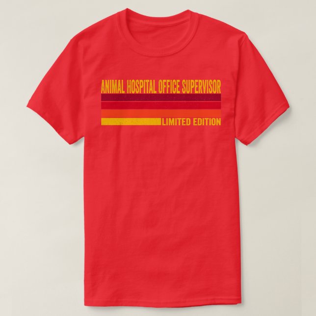 Camiseta Supervisor do Hospital Animal (Frente do Design)