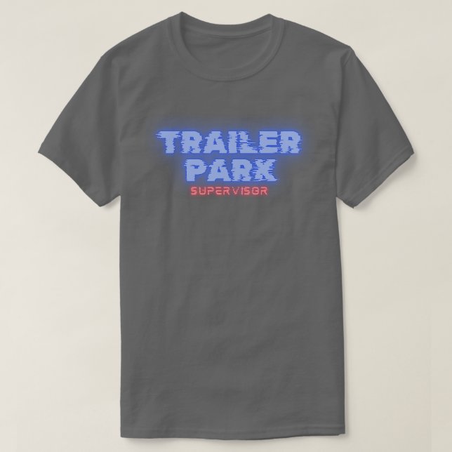 Camiseta Supervisor do Parque Trailer (Frente do Design)
