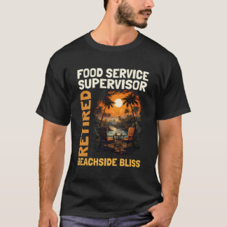 Camiseta Supervisor do Serviço de Comida aposentado - Refor