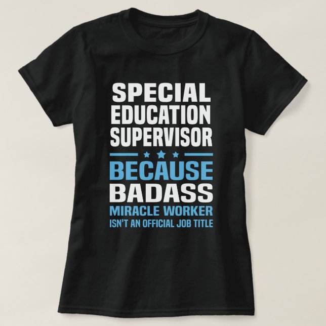 Camiseta Supervisor Especial de Educação (Frente do Design)
