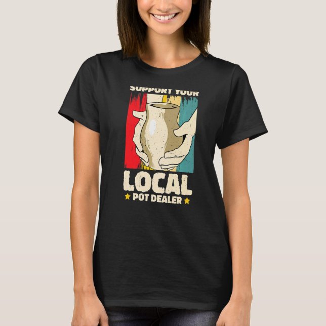 Camiseta Suporta O Artista De Potência Do Revendedor De Pot (Frente)