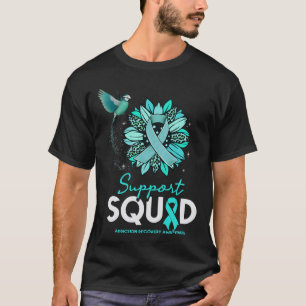 Camiseta Suporta Vício de Girassol de Girassol de Esquadrão