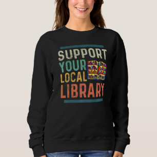 Camiseta Suportar a Biblioteca de Livros de Biblioteca Loca