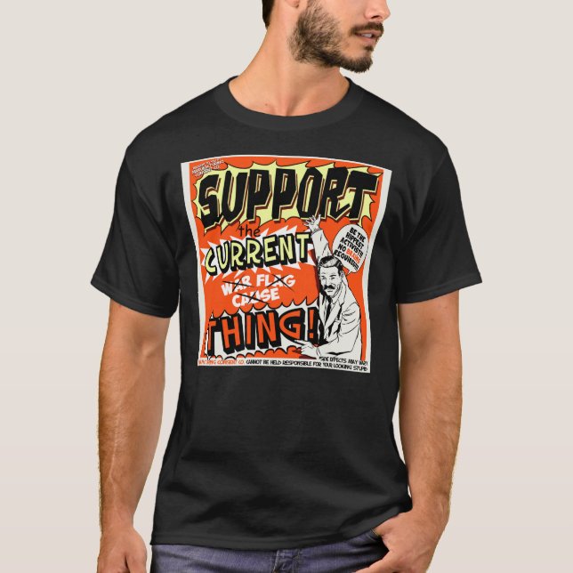 Camiseta Suportar a coisa atual (Frente)