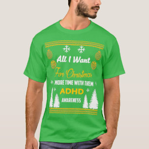 Camiseta Suportar a Consciência ADHD Design 8