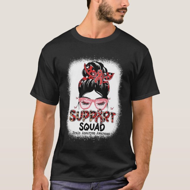 Camiseta Suportar Aneurisma A De Borboleta De Borboleta De  (Frente)