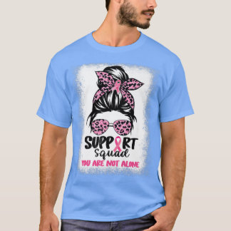 Camiseta Suportar Cancer da Mama do Guerreiro Rosa-Rosa-Tro