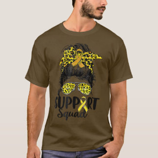Camiseta Suportar Cancer de infância de Fita de Fita de Arr
