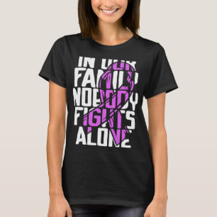 Camiseta Suportar com conhecimento de doença da família de