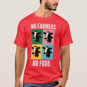 Camiseta Suportar Fazendas Locais Sem Fazendeiros Sem Capas