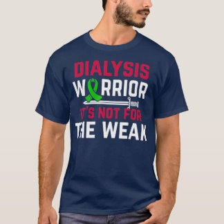 Camiseta Suportar Guerreiros de Diálise Familiar Não para