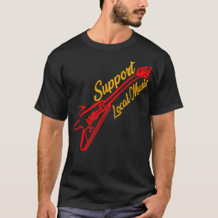 Camiseta Suportar Música Local Dormindo Com Uma Rua De Band