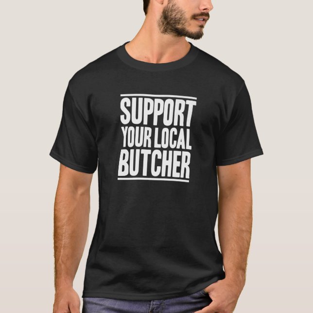 Camiseta Suportar o Botão Local (Frente)