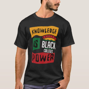 Camiseta Suportar o conhecimento das faculdades negras é po