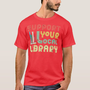 Camiseta Suportar os Amantes do Livro Vintage da Biblioteca