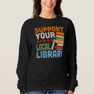 Camiseta Suportar os Leitores do Livro de Biblioteca Local