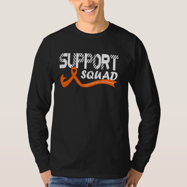 Camiseta Suportar Perda do Limite Esquadrão e Diferença do  (Frente)