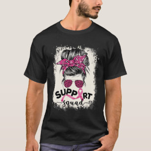 Camiseta Suportar Pi de Consciência do Cancer de Arma do Es