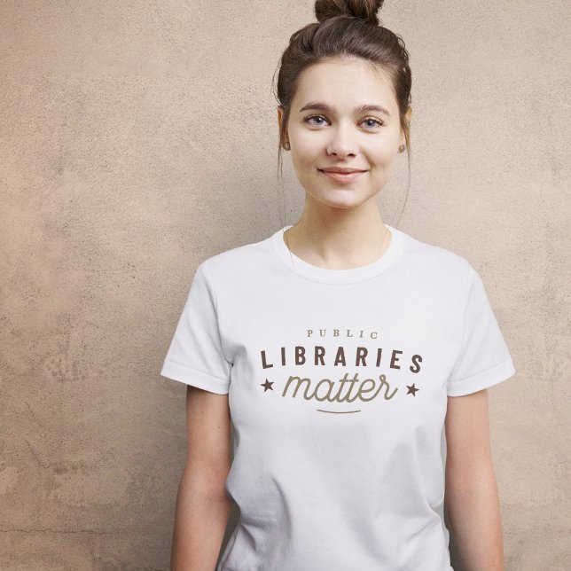 Camiseta Suporte a bibliotecas de matérias (Criador carregado)