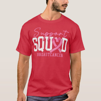 Camiseta Suporte à Cança de Sensibilização do Cancer de Mam