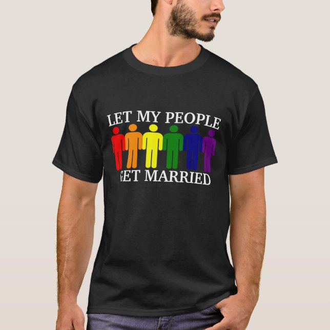 Camiseta Suporte a casamento gay (Frente)