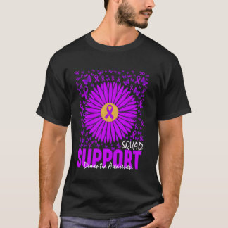 Camiseta Suporte à consciência de demência nos esquadros