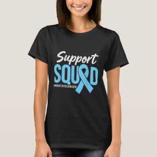 Camiseta Suporte à Consciência do Cancer da Próstata - Azul