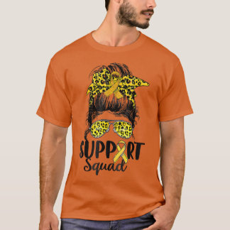 Camiseta Suporte à Consciência do Cancer de Infância do Bun