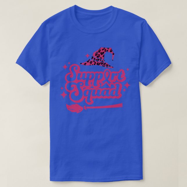 Camiseta Suporte à Consciência do Cancer de Mama em Esquadr (Frente do Design)