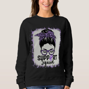 Camiseta Suporte à Consciência do Lúpus Roxo de Arma de Esq