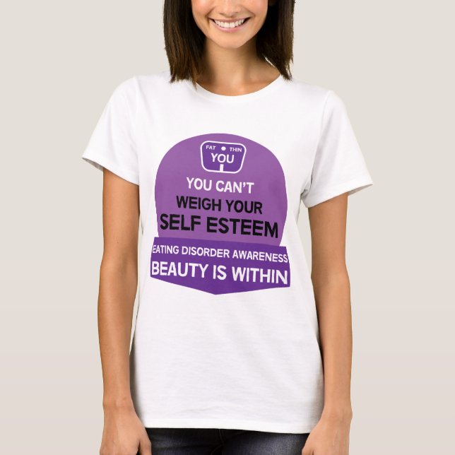Camiseta Suporte a distúrbios alimentares (Frente)
