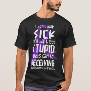 Camiseta Suporte a Fibromialgia Consciência Mês Fibro Guerr
