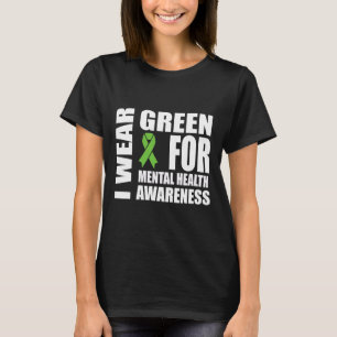 Camiseta Suporte a Friso Verde para Sensibilização para a S