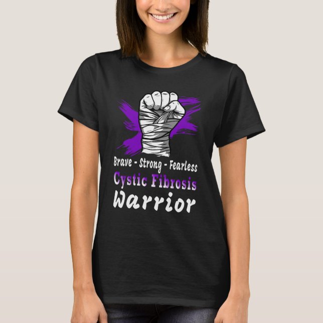 Camiseta Suporte a Guerreiro de Fibrose Cística (Frente)