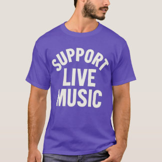 CAMISETA SUPORTE A MÚSICA VIVA