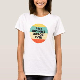 Camiseta Suporte a negócios Melhor Suporte a negócios