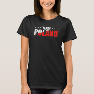Camiseta Suporte a países de Polônia de equipe 1
